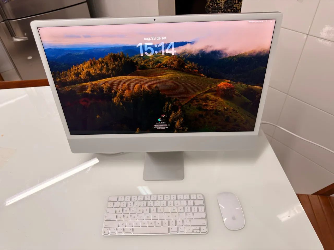 Apple iMac M1 256 Gb tela 24 polegadas 