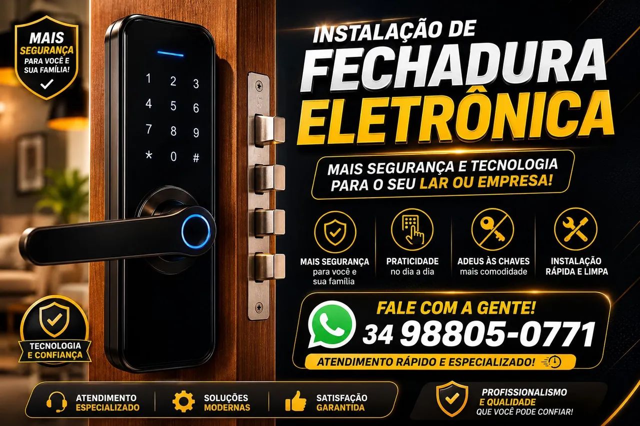? Instalação de Fechadura Eletrônica ? Segurança e Modernidade!