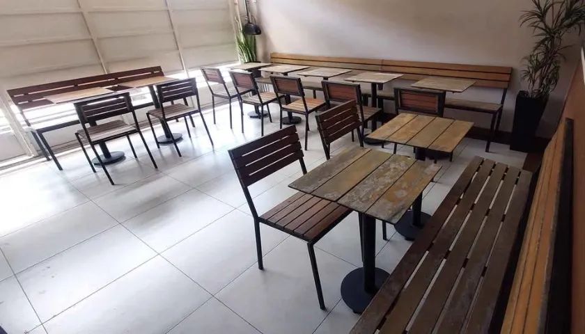 Mesas para restaurante bar lanchonete valor referente ao lote de 22 peças - Foto 3