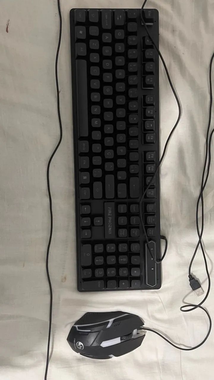 Teclado e mouse gamer?