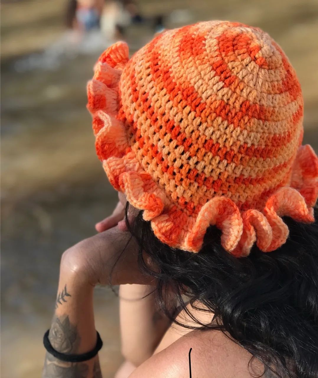 Bucket de crochê 