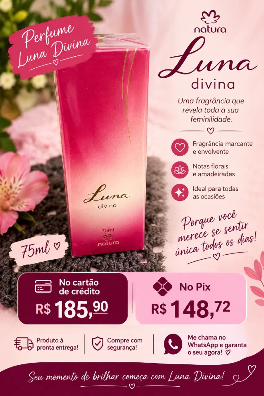 Perfume feminino luna divina 
