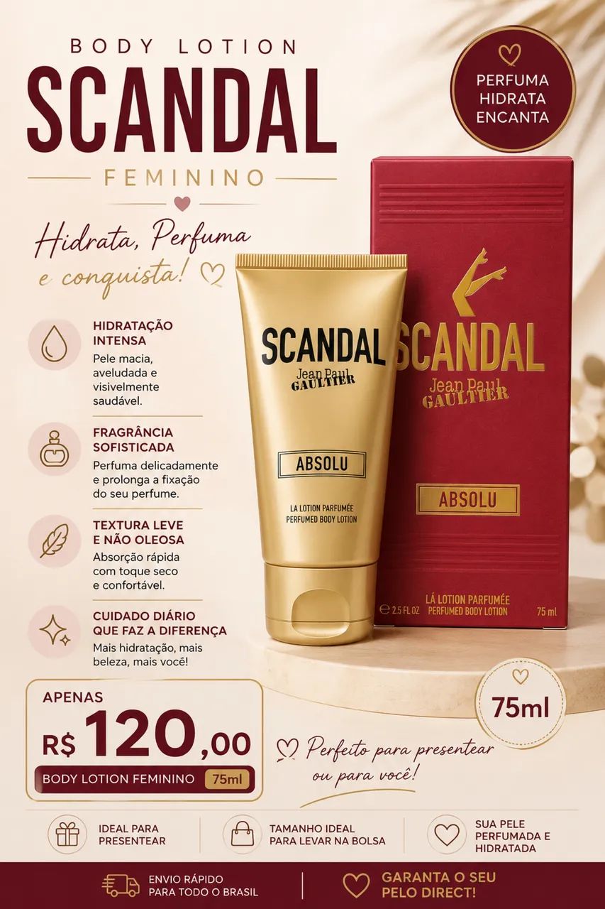 BODY LOTION SCANDAL ABSOLU - 75ML