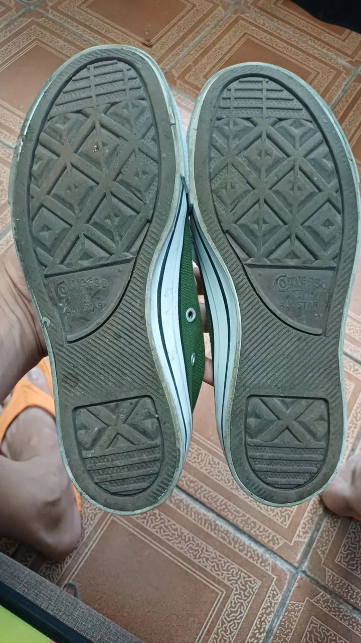 TÊNIS ALL STAR CANO LONGO VERDE  - Foto 5
