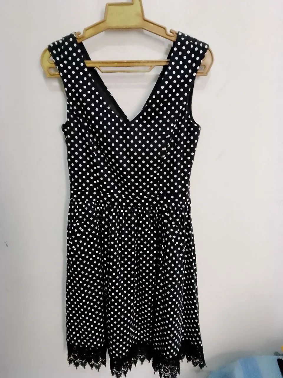 Vestido estampa de poá 