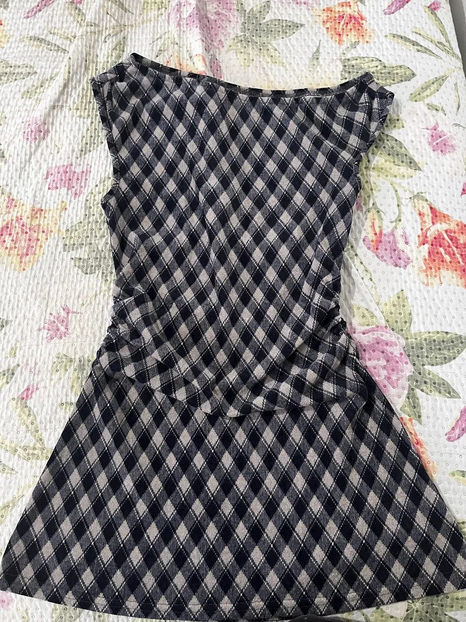 vestido quadriculado 