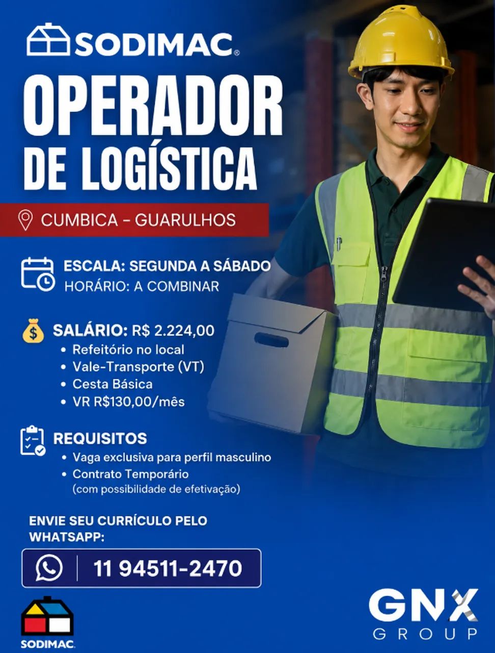 OPERADOR LOGÍSTICO - GUARULHOS/SP