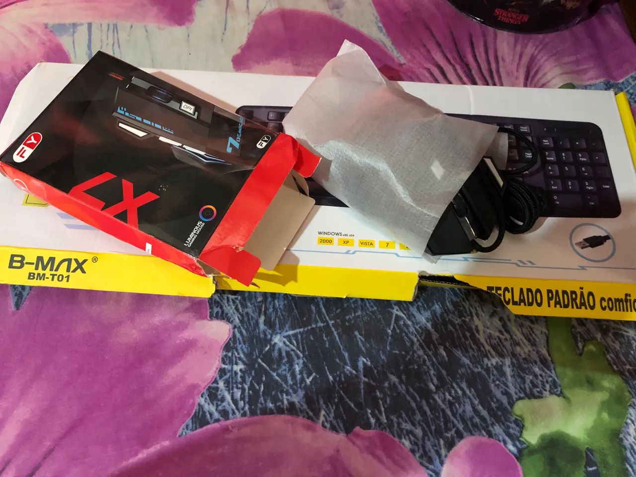 vendo teclado e mause novos - Foto 3