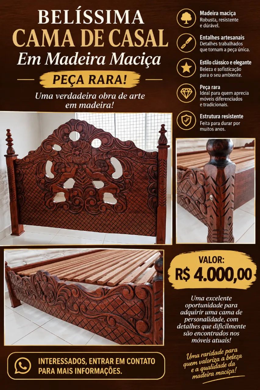 Cama de Madeira - Foto 4