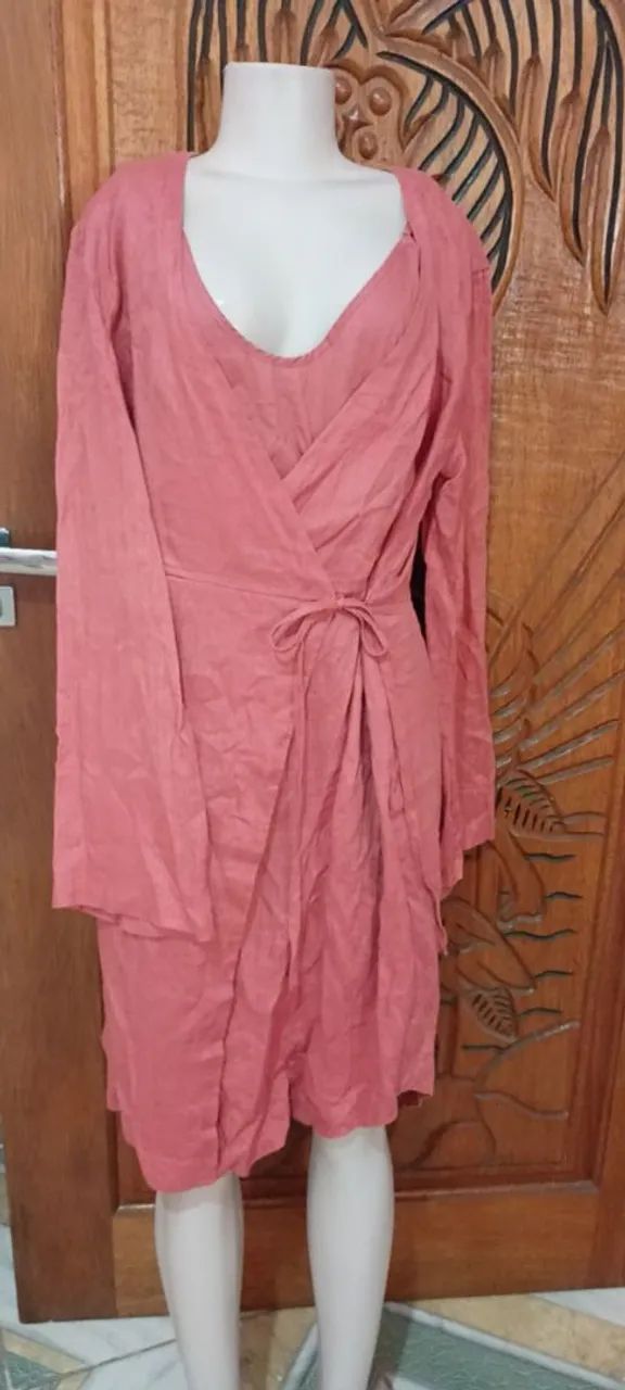 Vestido de linho Osklen 
