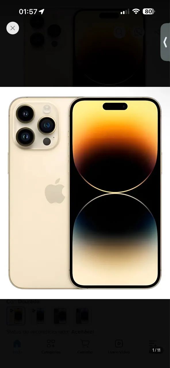 iPhone 14 PRO MAX 128gb + Acessórios 