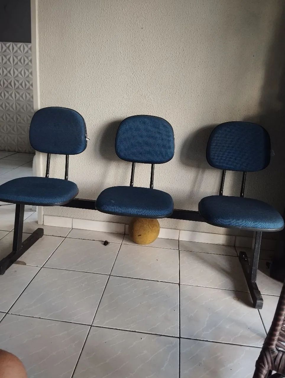 Cadeiras tripla