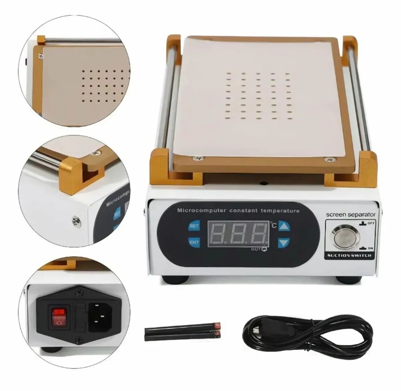 Separadora LCD touch profissional bicolor - Foto 3
