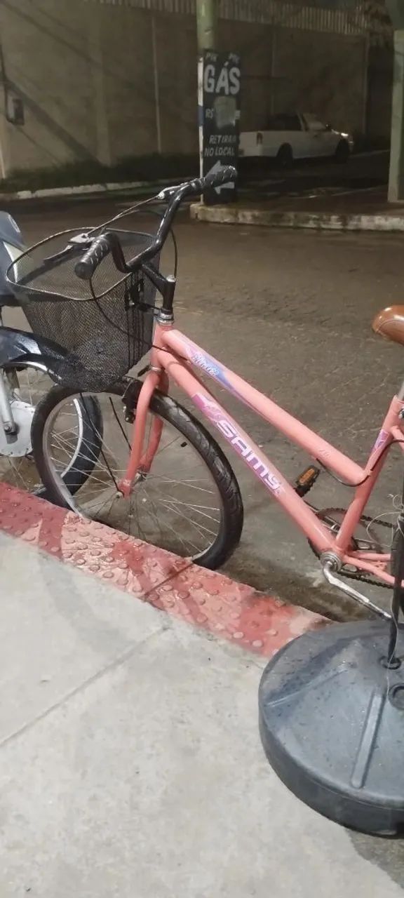 Bicicleta poti aro 26 rosa samon 
