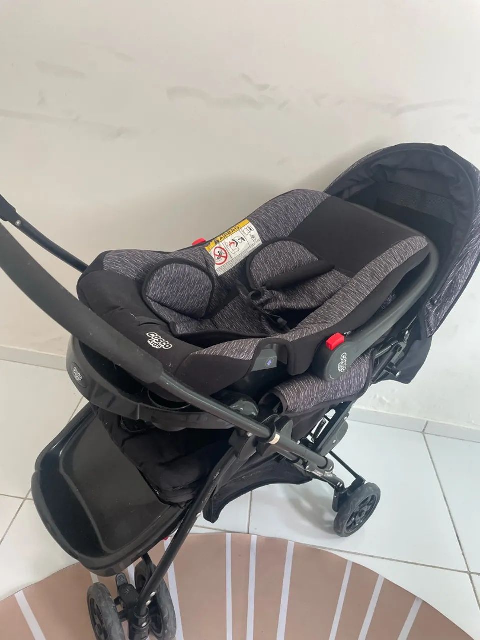 Carrinho e burigoto de bebê conjunto - Foto 2