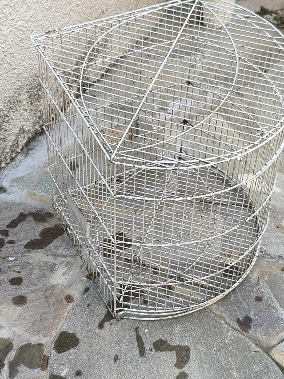 Gaiola Voador de Canto em Metal Branco - Excelente Espaço! - Foto 2