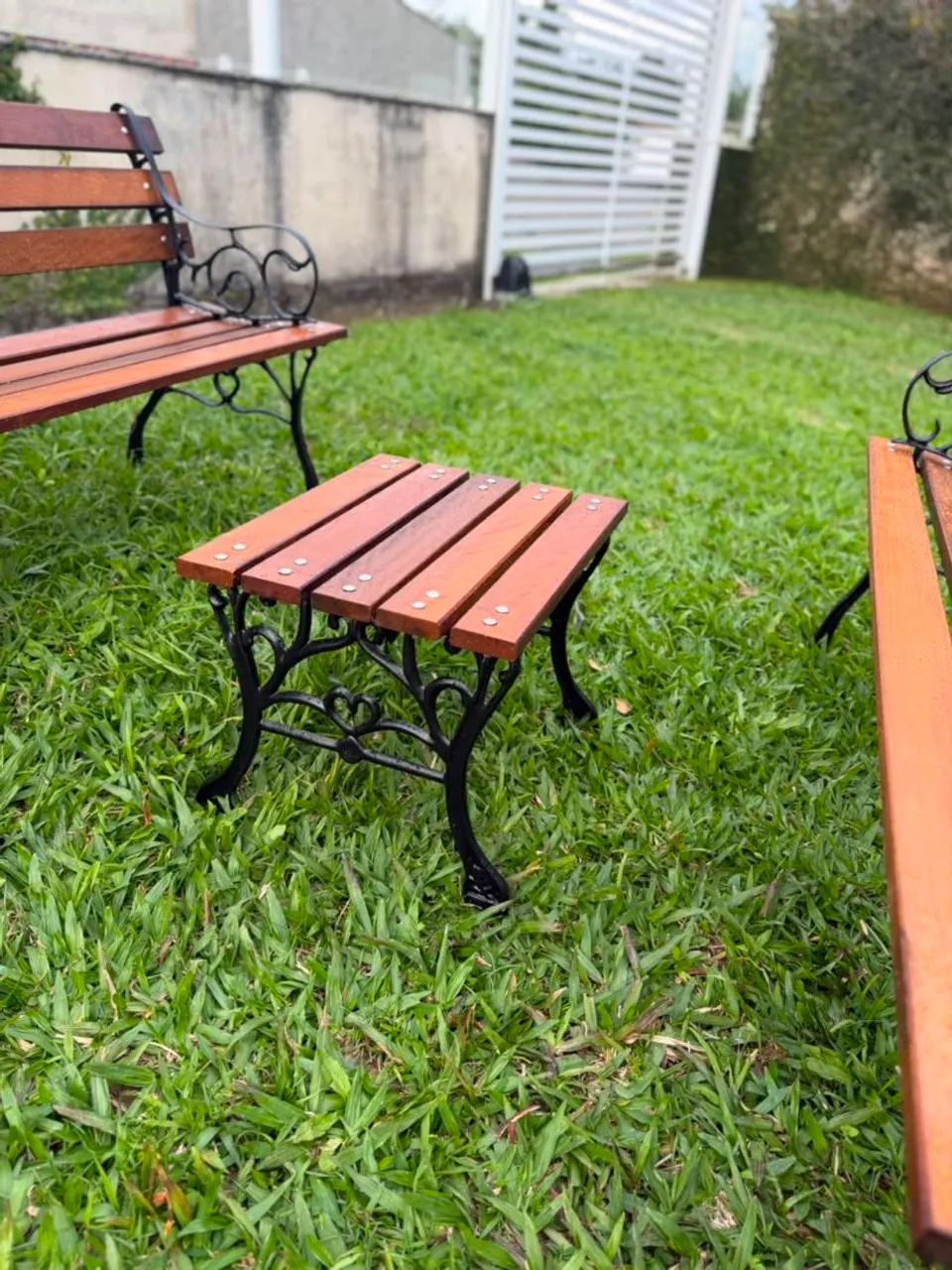 Conjunto banco de jardim  - Foto 4