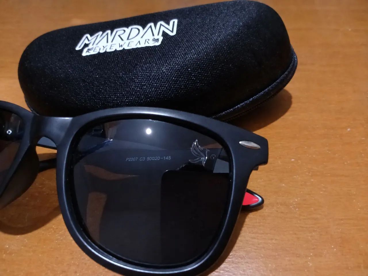 Óculos de sol Mardam Preto original em ótimo estado  - Foto 2