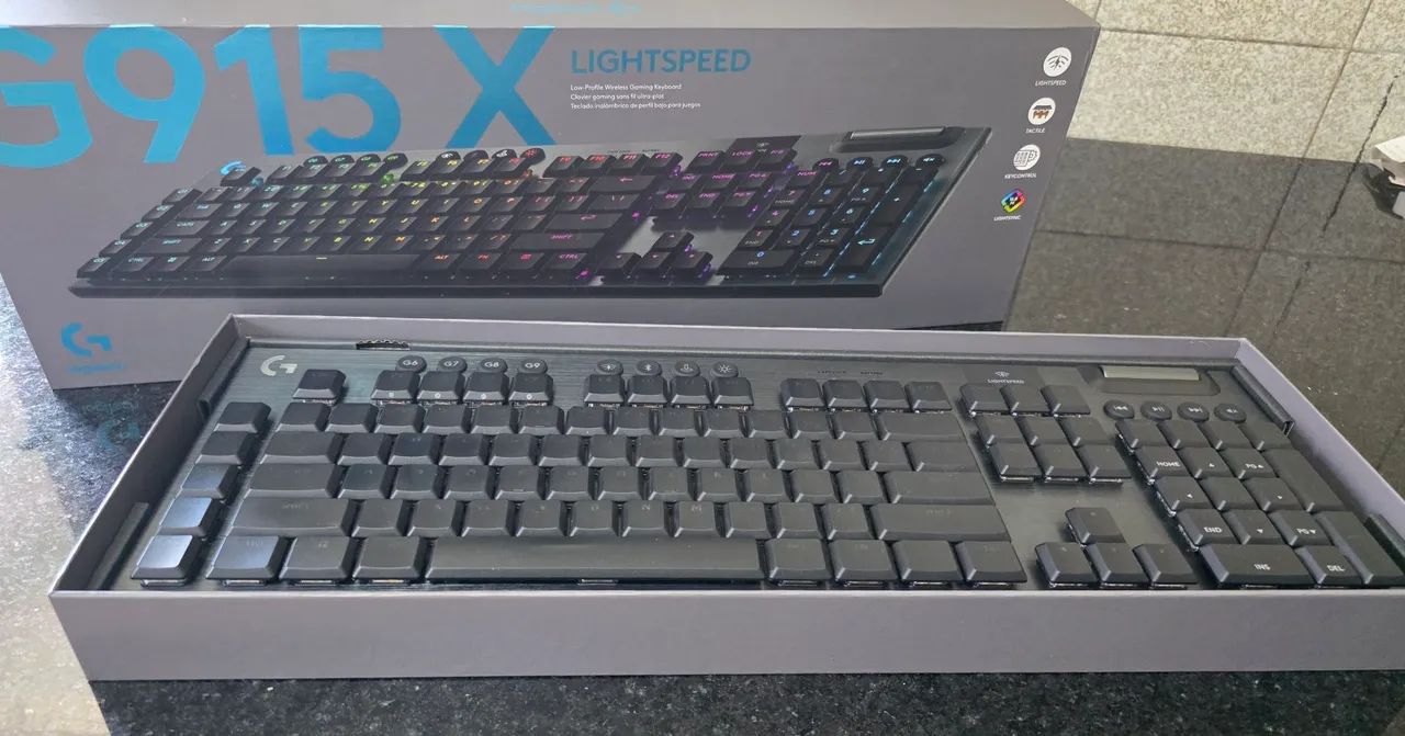 Teclado sem fio Logitech G915X LightSpeed (Profissional)  - Foto 4