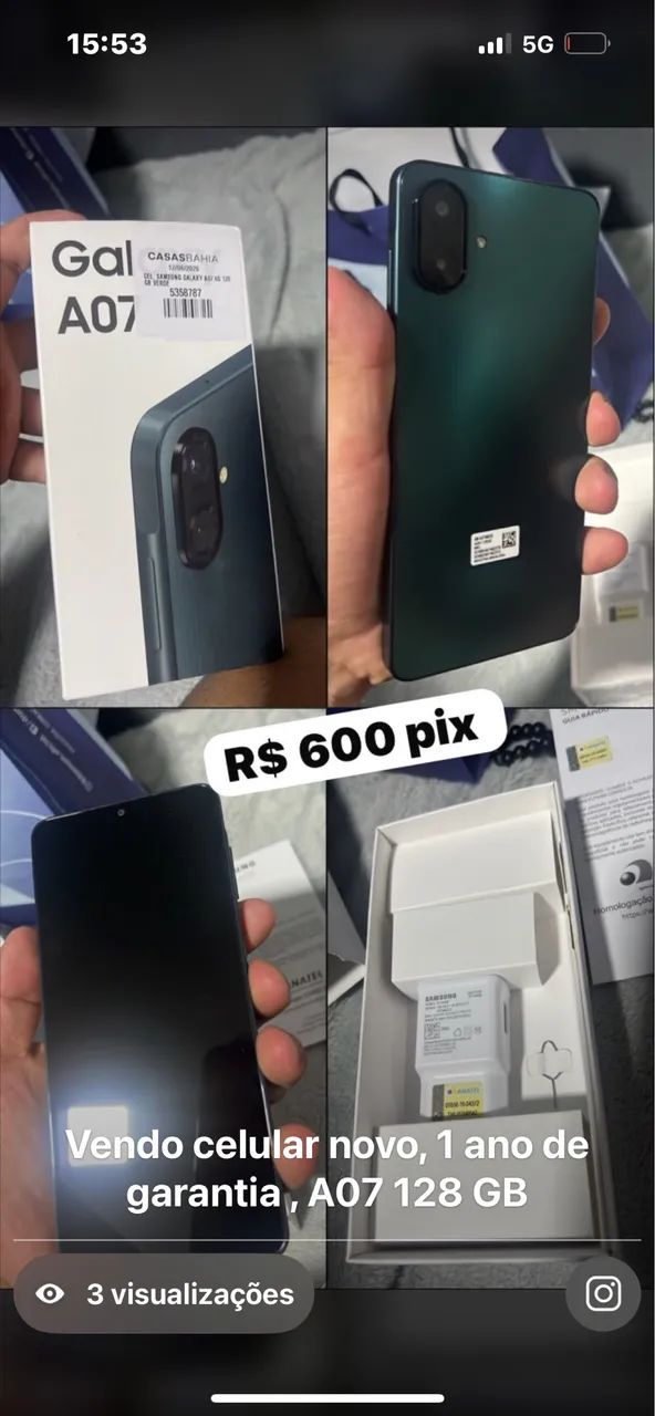 Samsung a07 novo
