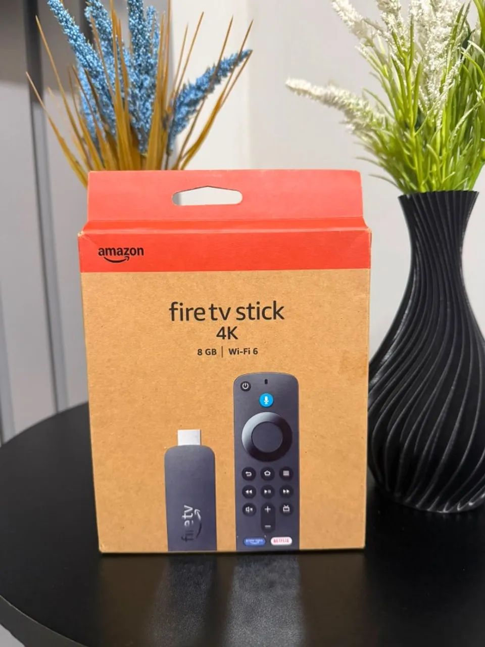 Fire Tv Stick 4K 8GB Wi-Fi 6 - Novo e Lacrado - Pronta Entrega