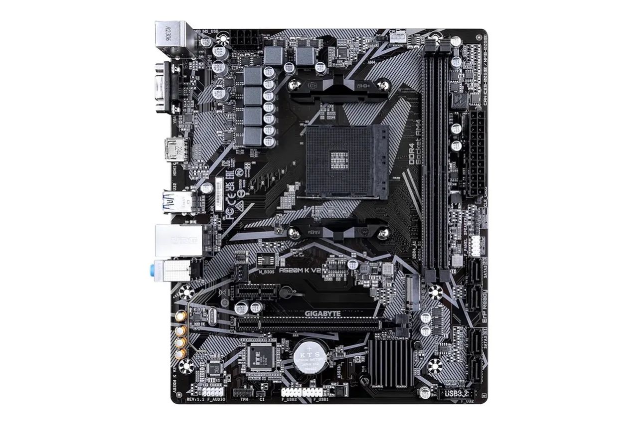 Placa mãe A520m Kv2(1 Mês de uso com garantia)