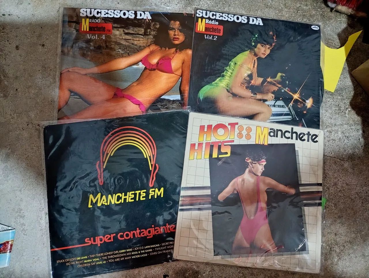 Lote combo Lps Manchete (coletaneas, pop, rock, disco)