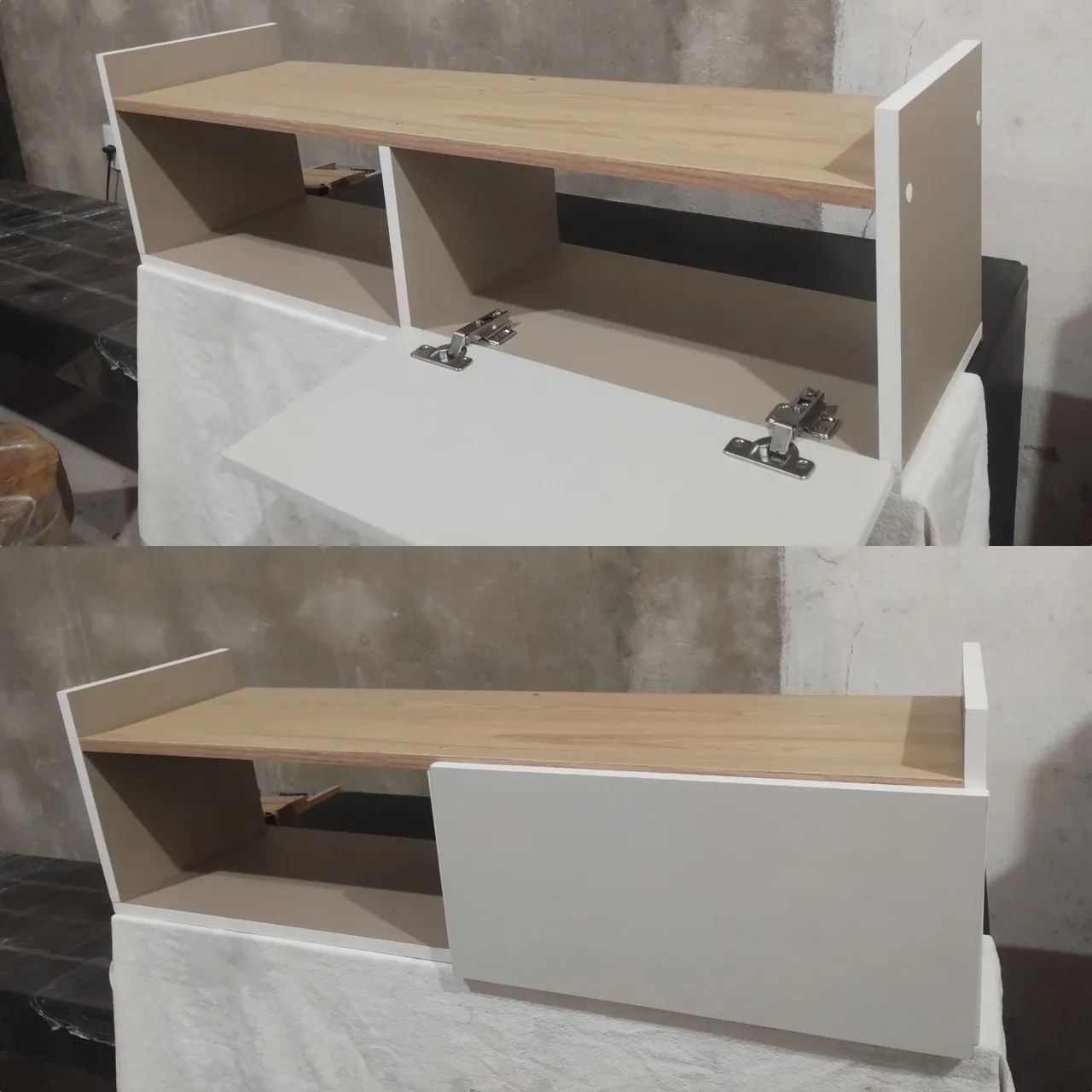 Rack suspenso MDF 95x27x25  - Foto 3