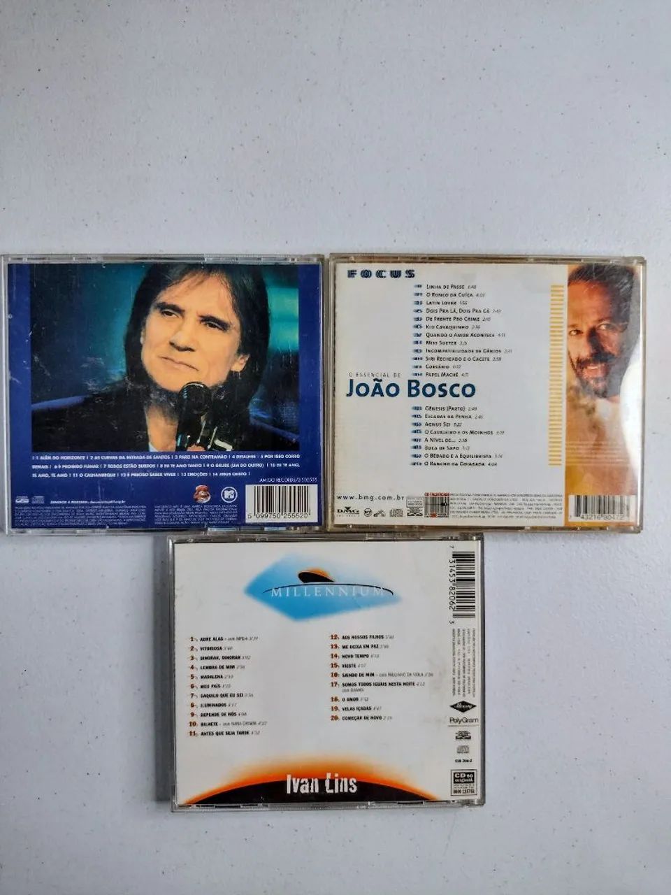 CD ORIGINAL, PACOTE ROBERTO CARLOS, IVAN LINS , JOAO BOSCO - Foto 2