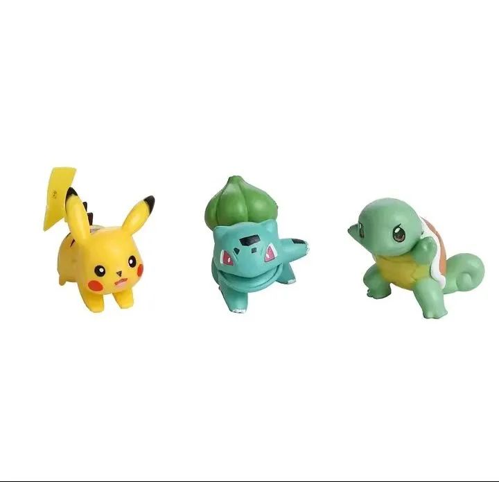 Kit mini boneco estatueta pokémon em PVC  - Foto 4
