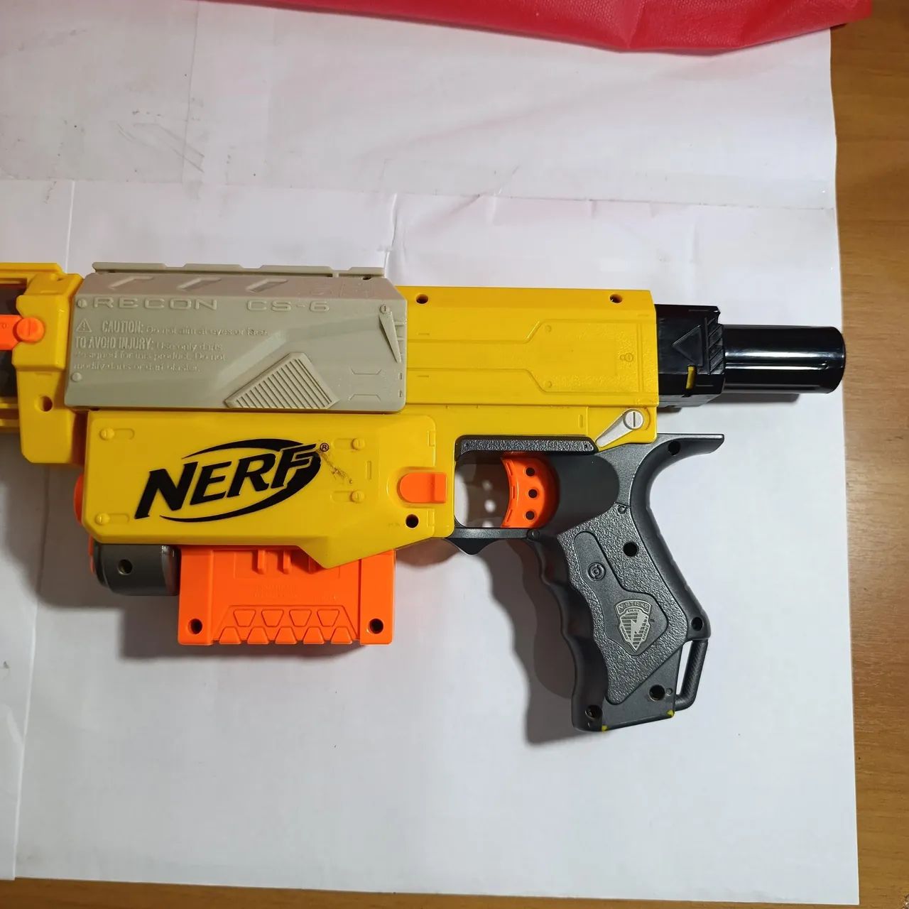 NERF N-Strike Recon CS-6 Amarela da Hasbro - Foto 5