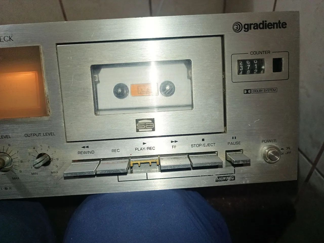 Tape Deck Gradiente CD-3500 p/restaurar  - Foto 2