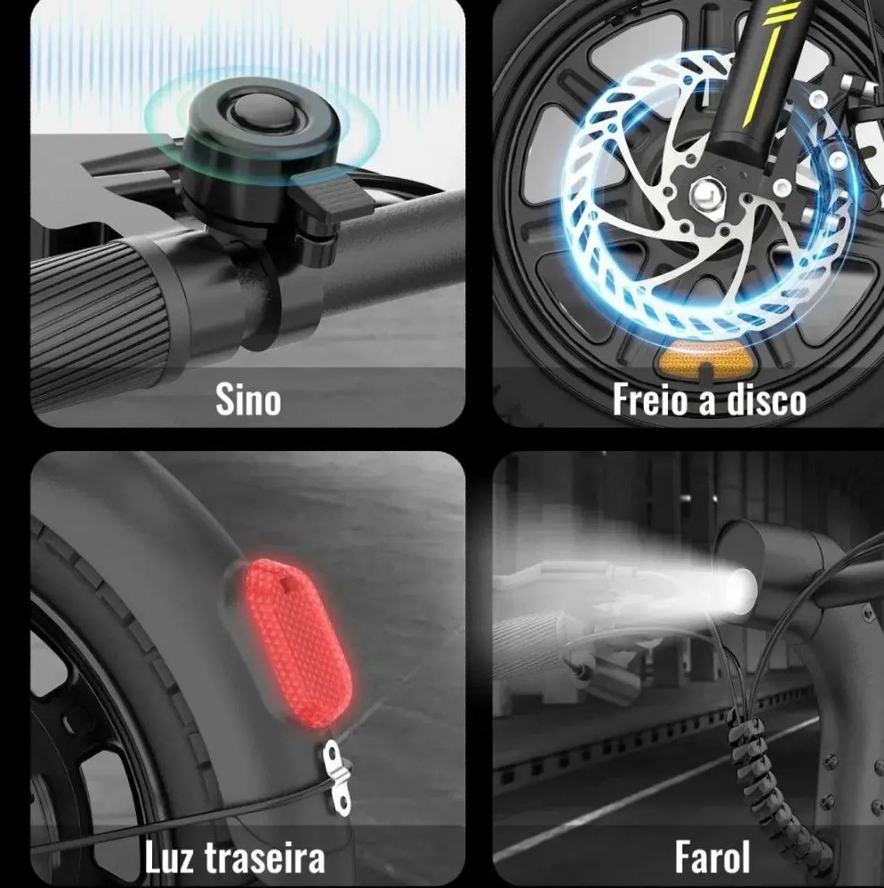 Bicicleta elétrica honewhaley B20  - Foto 3
