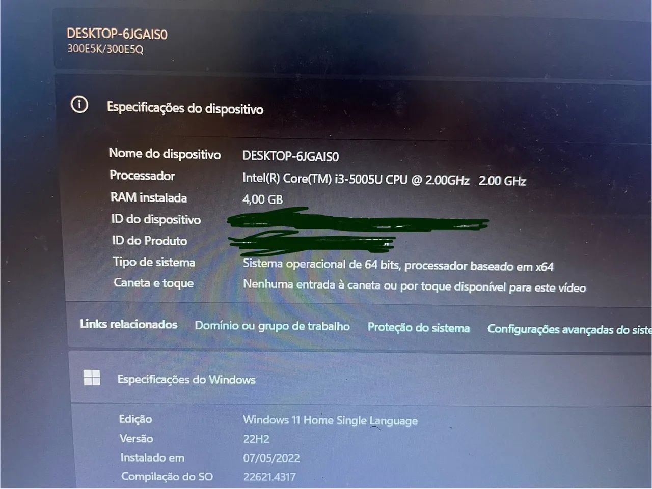 Notebook Samsung 512 de ssd, I3 e 4gb de Ram - Foto 5