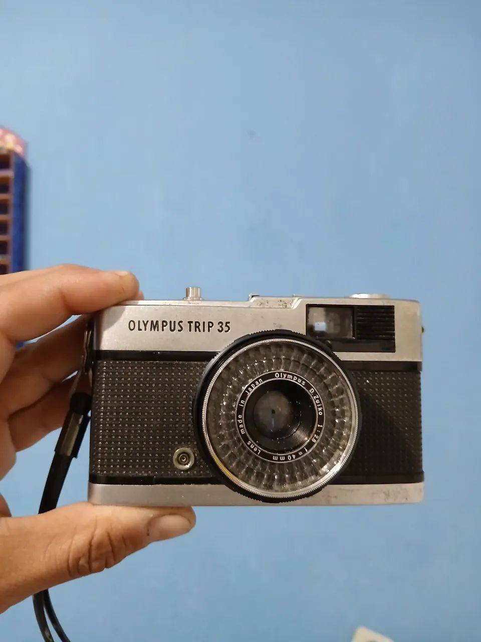 Câmera analógica Olympus trip 35