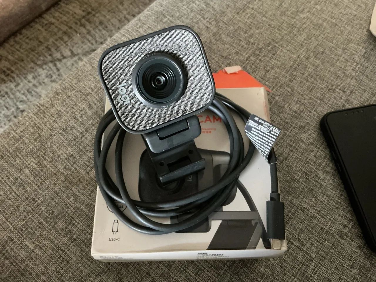 Streamcam logitech 1080p 60fps usb-c - Periféricos e Acessórios de