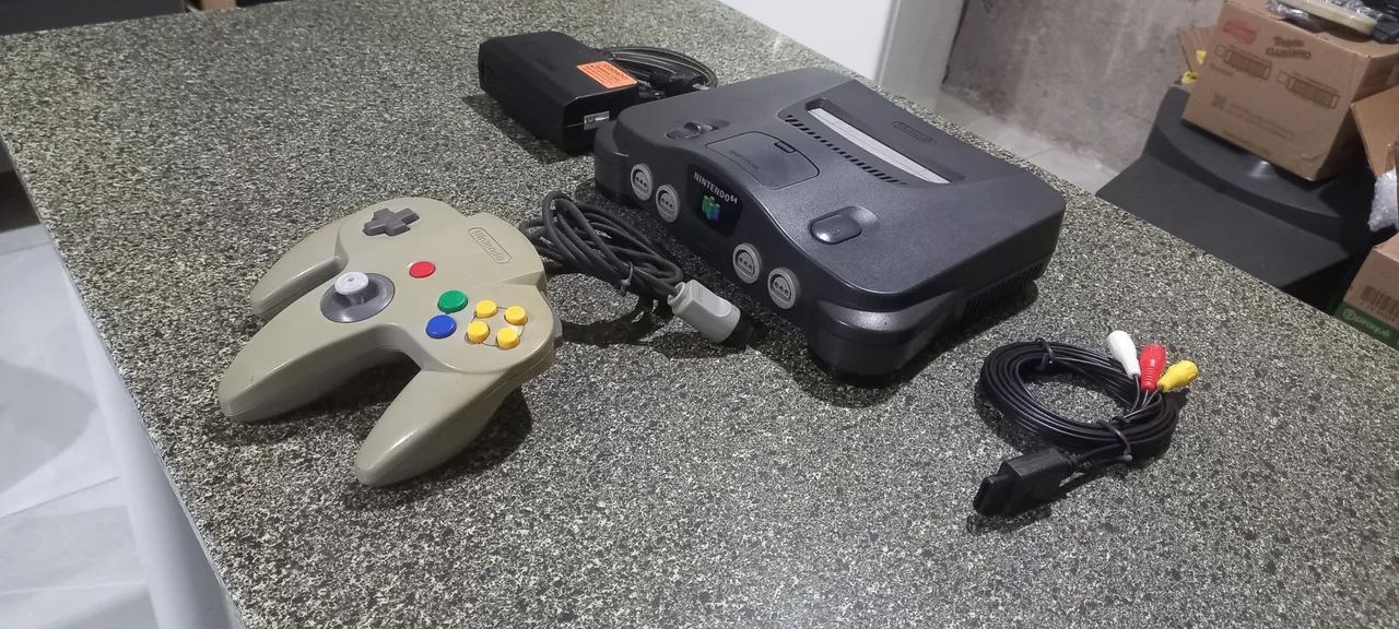 Nintendo 64 original e completo - Foto 2