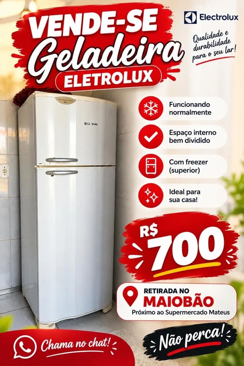 GELADEIRA ELETROLUX