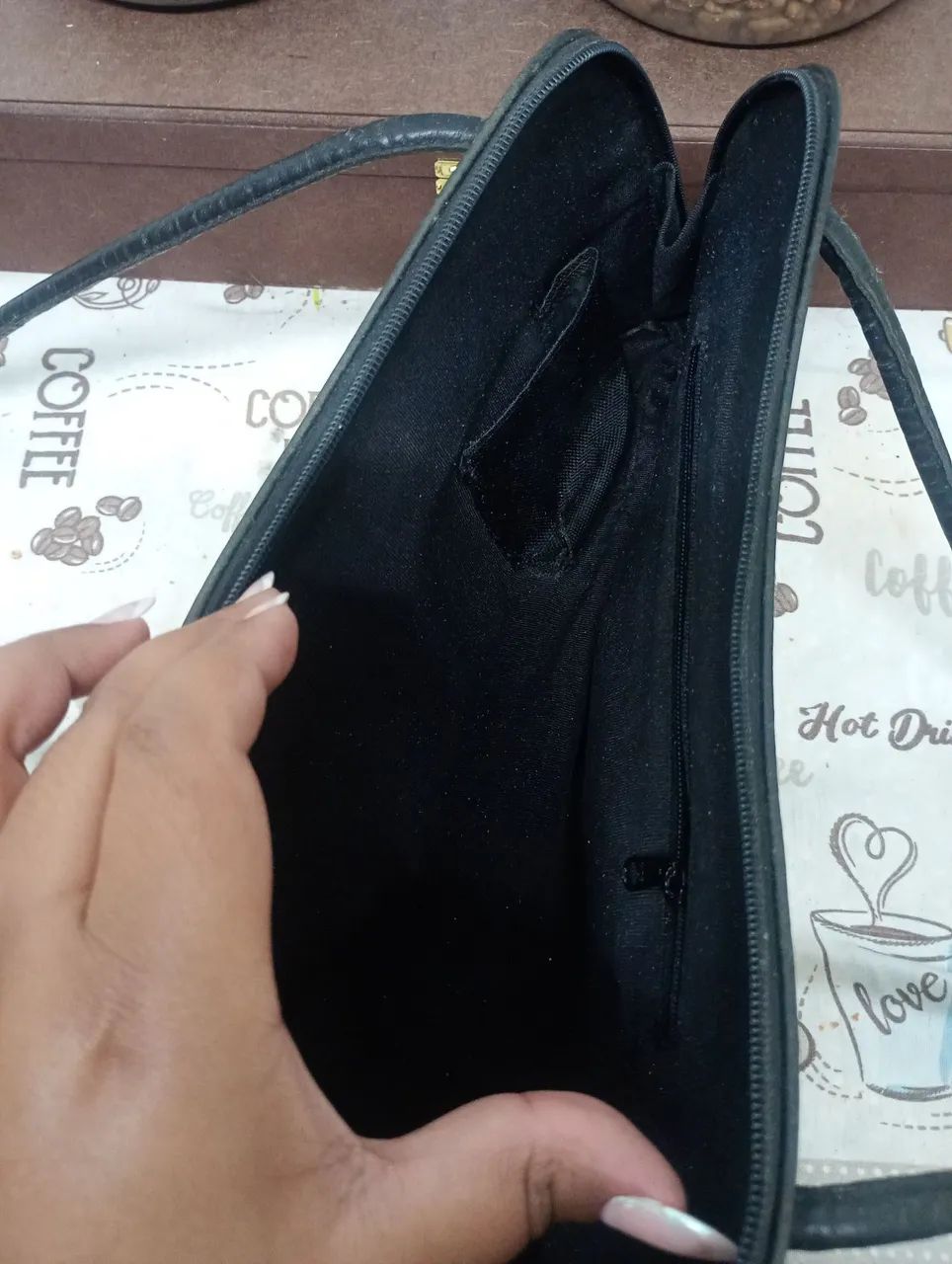 Bolsa preta baguete  - Foto 3
