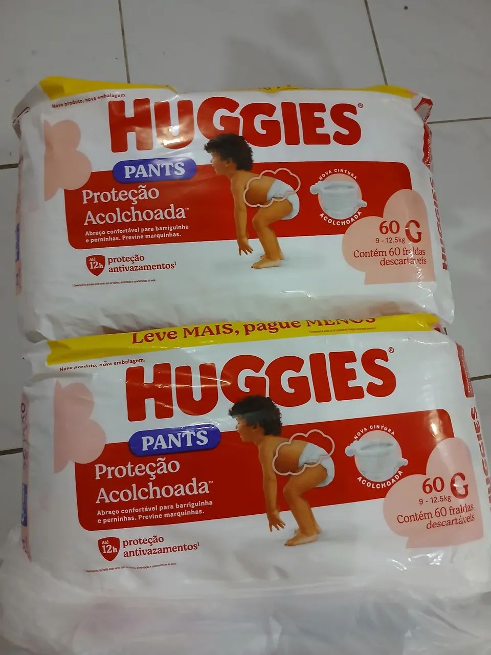 Fralda huggies G shortinho