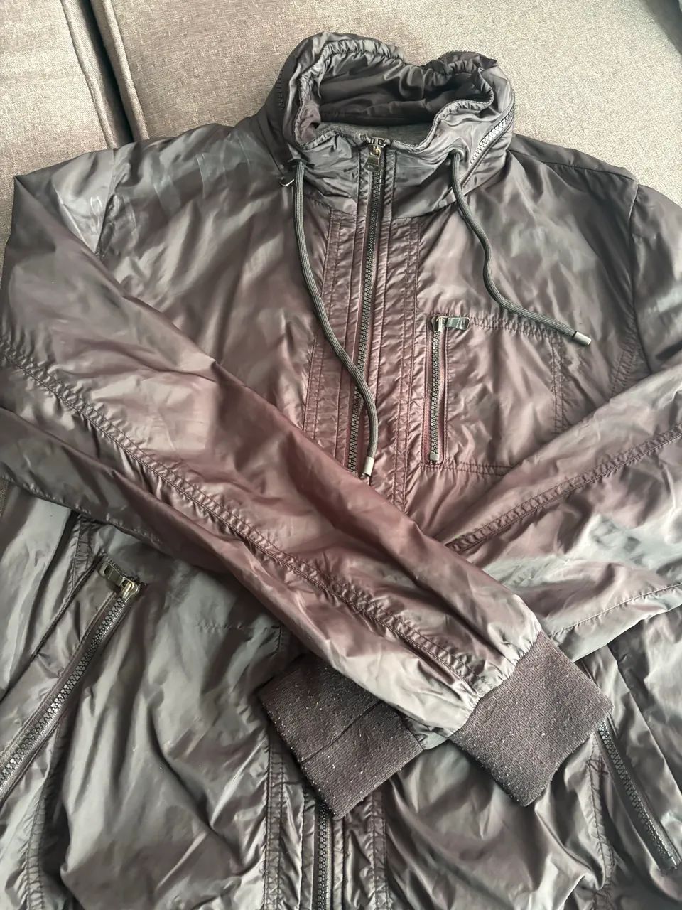 CASACO ZARA PRETO CORTS VENTO G