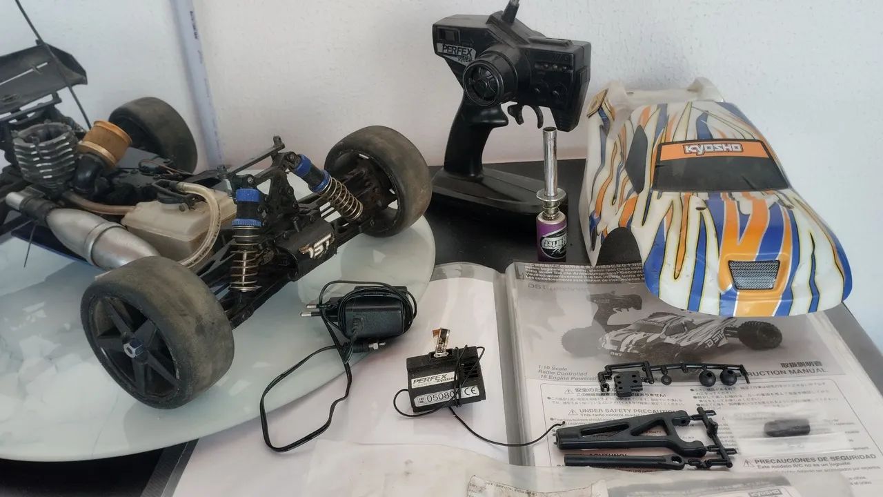 Automodelo Kyosho DST nitro Com motor Zero.  - Foto 5