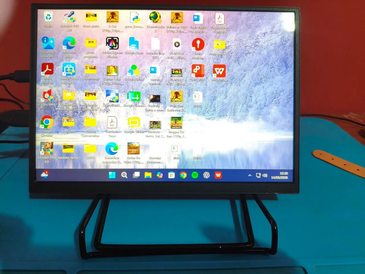 Display Portátil ZSUS de 10,5 polegadas 1280P