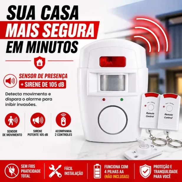 Alarme Sensor de Presença