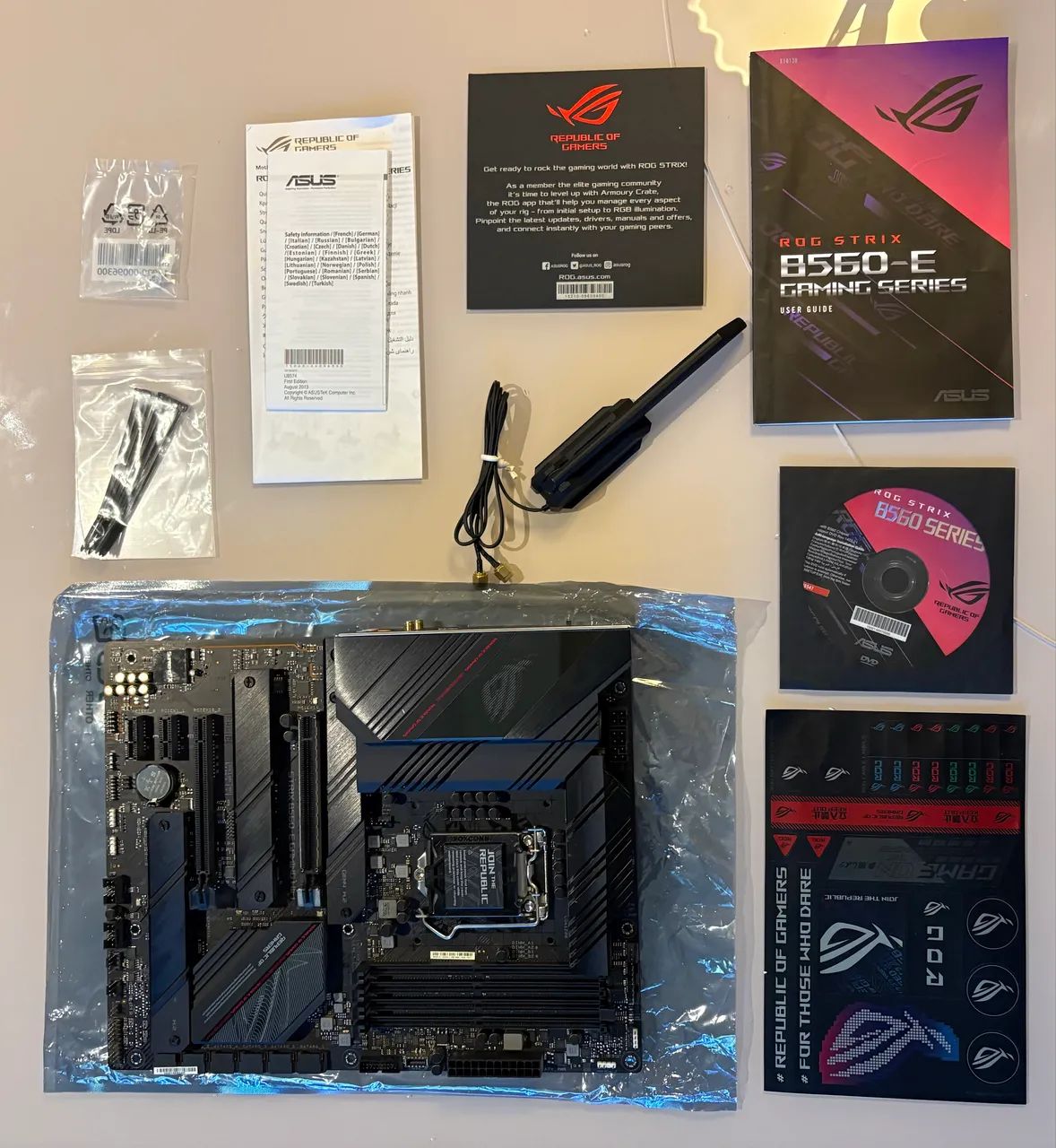 Placa Mãe ASUS ROG Strix B560-E Gaming WiFi LGA1200