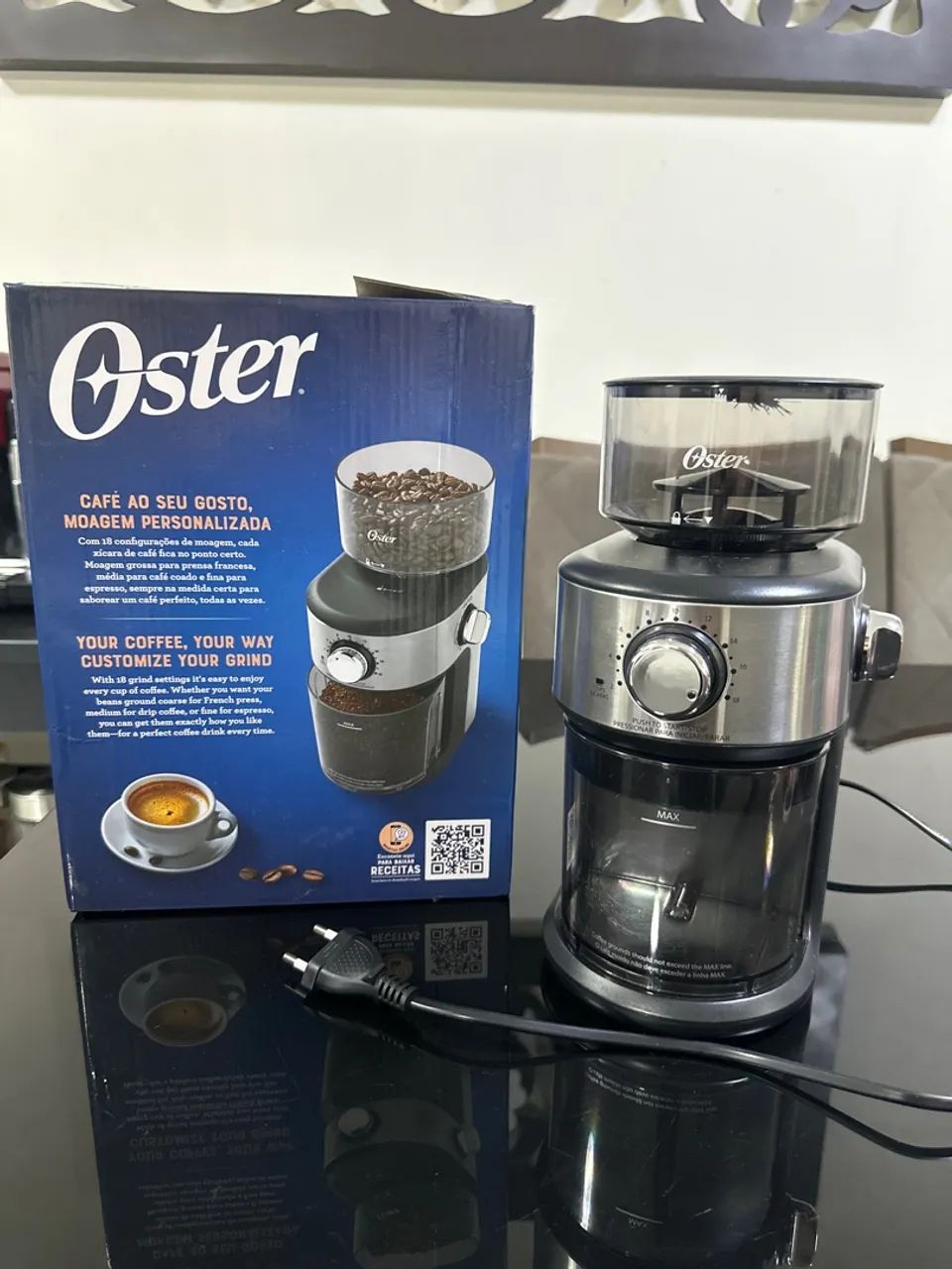 VENDO MOEDOR DE CAFÉ AUTOMÁTICO OSTER