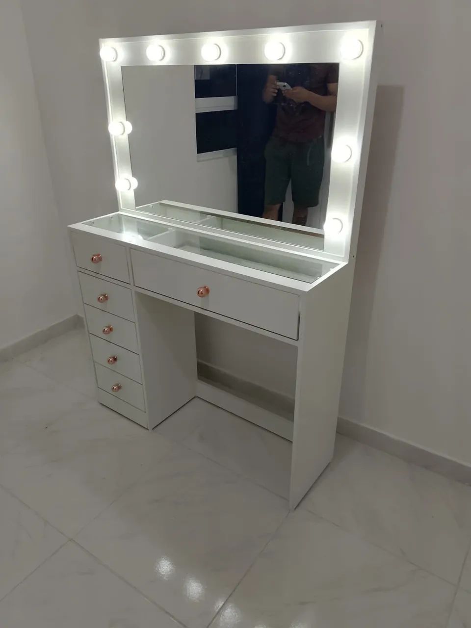 Penteadeira camarim 6 gavetas bocal