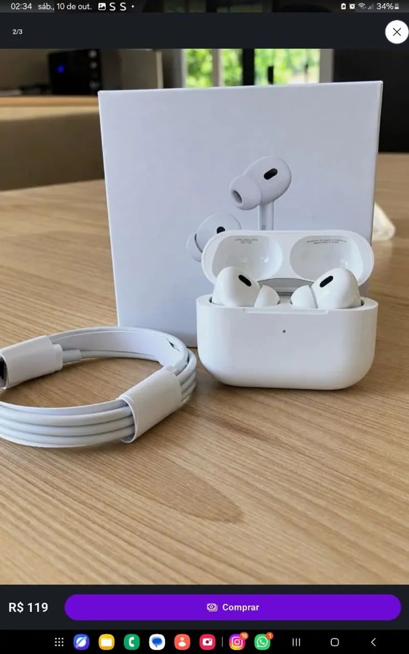 Airpods 2 geração 