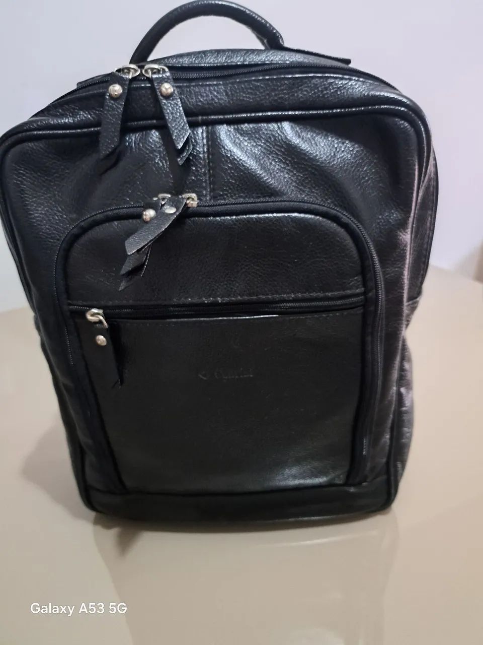 Mochila de couro 