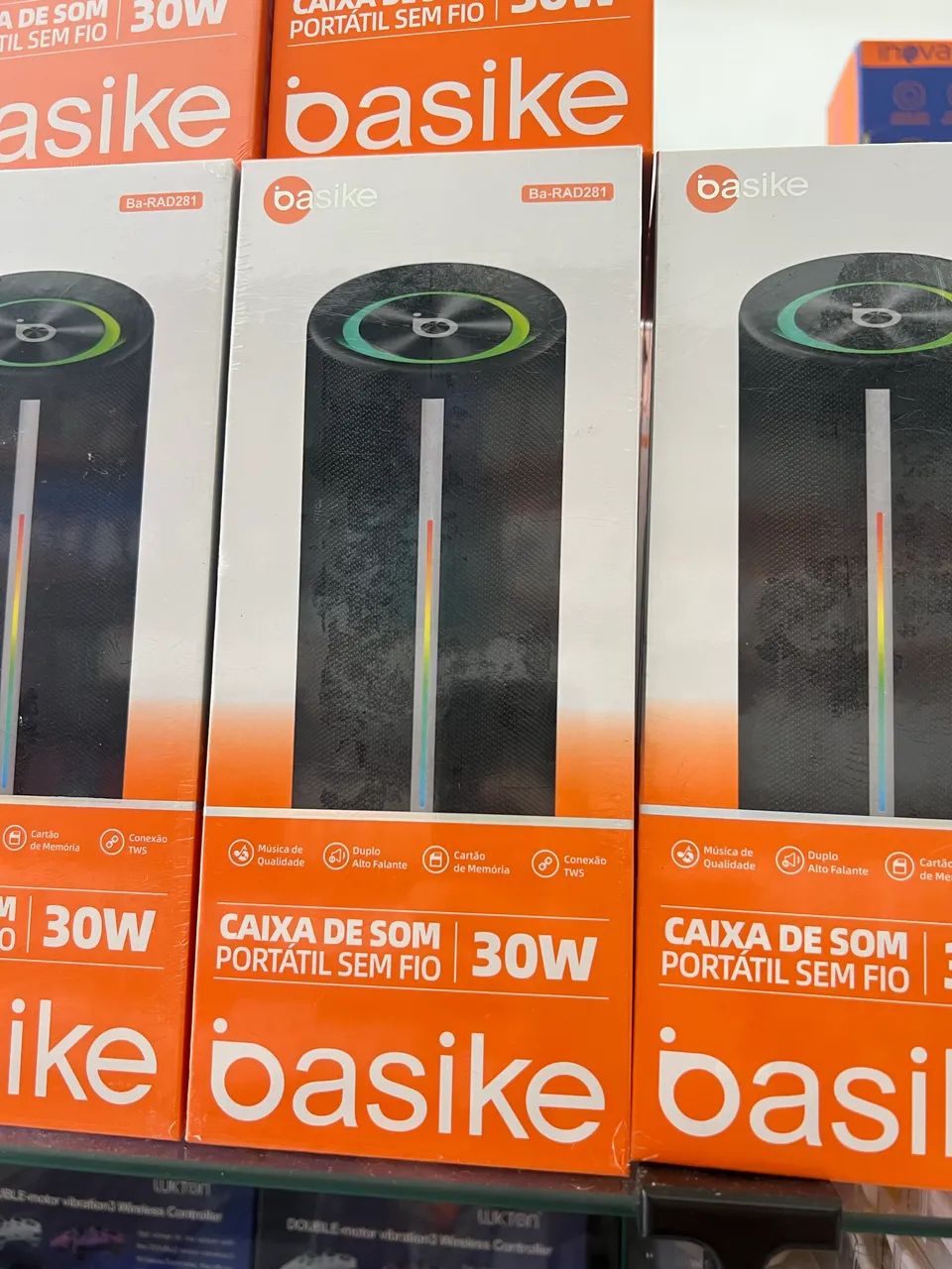 Caixa de som Portátil Sem fio 30w Basike 